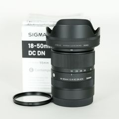 [美品｜純正フィルター付] SIGMA 18-50mm F2.8 DC DN｜Contemporary [ソニーE用]
