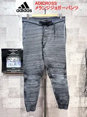 美品 アディダス ADICROSS メランジジョガーパンツ L adidas GOLF ゴルフパンツ FJ4330