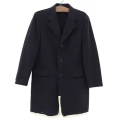★ コムデギャルソン COMME des GARCONS ウール混 チェスターコート 黒 sizeS [Y00152] 【中古】のサムネイル