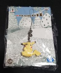 포켓몬 피카츄 I LOVE PIKACHU+ 마스코트 부착 스트랩 키홀더