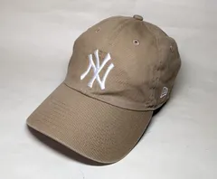 NEW ERA ニューヨーク・ヤンキース キャップ NYY MLB ニューエラ ベージュ BE 帽子 mP2008 ■のサムネイル