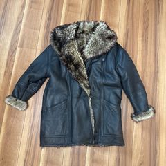 G. ESTILO レザー ファー コート L