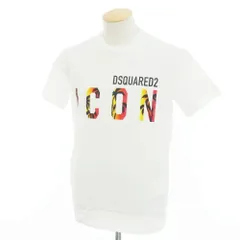 【新品】ディースクエアード DSQUARED2 コットン クルーネック 半袖Ｔシャツ ホワイト【サイズS】【メンズ】