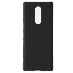 Xperia 1 ケース SO-03L SOV40 エクスペリア１  耐衝撃 シンプル さらさら ハード ケース 【Color】 ブラック