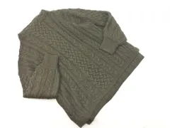 YECCA VECCA イェッカヴェッカ ケーブル編み ニット セーター sizeF/チャコールグレー ◇■ レディース