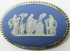美品 イギリス製 ENGLAND ウエッジウッド Wedgwood ブローチ