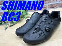 大特価sale!! 極上品!! SHIMANO RC3 SH-RC300 WIDE size:44 27.8cm BK SPD-SL BoA 3穴 535g シマノ ロードバイク用 ビンディングシューズ  ロード ミニベロ 同梱発送承り中!! M-843