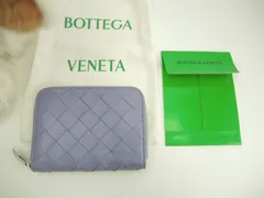 ボッテガヴェネタ ジップコインケース 中イントレチャート レザー薄紫 小銭入@P01829433S