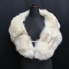 SAGA FOX/サガフォックス/毛皮/ファーティペット/マフラー【幅10-15cm/全長114cm/白系/white】成人式/着物/和装/ショール/tippet◆cCM92<sale>