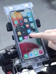 【防水スマホケース 2枚セット】バイク　自転車用マウント対応　充電対応　防滴防塵　フードデリバリー　 スマホホルダー