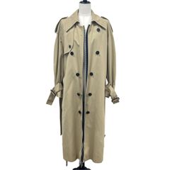 美品 Maison Margiela メゾンマルジェラ ジップアップトレンチコート beige ベージュ サイズ46 メンズ コート