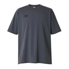 【新品】new balance(ニューバランス) Black Out メッシュニットショートスリーブTシャツ 吸汗速乾性 半袖 Tシャツ メンズ　チャコールグレー　AMT55207-CHC