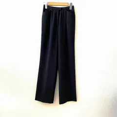 #anc レリアン Leilian パンツ スラックス 7 黒 シンプル 無地 ビジネス レディース [936118]のサムネイル