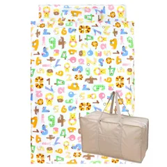 un doudou ディズニー お昼寝布団セット 8点セット 70×120cm くまのプーさん 白 綿100% 防水バッグ ネームタグ付 新品 全部洗える キッズ 子供 保育園 幼稚園 入園準備 雨の日も安心 通園バッグ 撥水バッグ OHF NZ1265