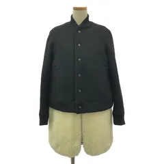 THE RERACS / ザリラクス | ボアライナー付 スタジアムジャンパー | 38 | ブラック / ホワイト | レディース