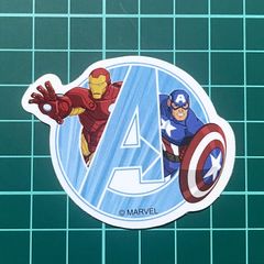 ST321 防水ステッカー シール アベンジャーズ アイアンマン キャプテン