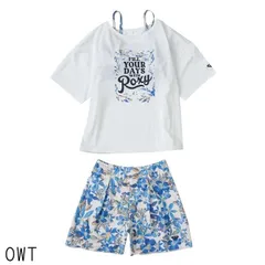 【OWT】ロキシー Roxy キッズ　MINI ARTSY FLORAL ラッシュTシャツ付き 水着 3点セット スウィムウェア 子ども服 【クリックポスト】 【SALE】