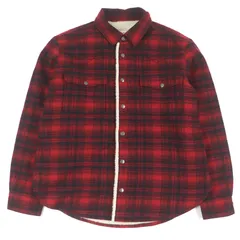 サンローランパリ ネルシャツ レッド チェック XS オンブレ 国内正規品 サンローランパリ フランネルチェックシャツ メンズ SIZE XS (XS