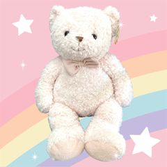 テディベア 64cm くま ぬいぐるみ ピンク 蝶ネクタイ コストコ フラッフィーベア
