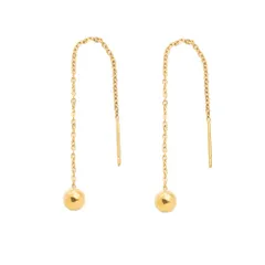 【ゴールド × ピアス】[Cream dot. クリームドット公式] ピアス レディース ステンレス製 金属アレルギー つけっぱなし サージカルステンレス アメリカン メタルボール 多面カット 揺れる 大人