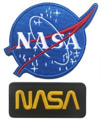 新品 PHOENIX IKKI NASAログ ナサ アメリカ航空宇宙局 宇宙飛行士 刺繍 パッチ ワッペン アップリケ ベルクロ対応 装飾 yellow