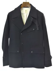 SCYE サイ Super140 Wool Melton Motorcycle Jacket メルトンモーターサイクルジャケット ブラック 36のサムネイル
