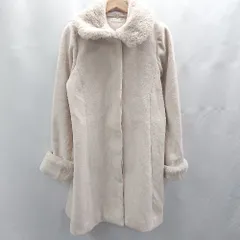 ◇ ⊇ MAJESTIC LEGON マジェスティックレゴン エコファー取り外し可能 長袖 コート サイズM ピンク レディース E  【1503050005876】のサムネイル