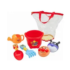 アンパンマン カラフルおでかけ砂場セット それいけ！アンパンマン やなせたかし 砂場 海 夏休み 夏 サマー アンパンマン バイキンマン スタンプ遊び カラフル かわいい プール 砂 砂遊び