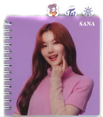 【中古】ノート・メモ帳 サナ インデックスミニノート 「TWICEくじ 2024」 C賞