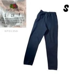 00sフルーツオブザルームスウェットパンツ　ブラックポケット付き　無地S  NT01359