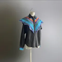 USA 80s ヴィンテージ ウエスタンシャツ アメリカ ブラウス 変形 レア