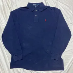 RALPH LAUREN ポニーロゴ 長袖ポロシャツ L US古着
