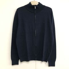 LACOSTE ラコステ ニット トップス フルジップ ネイビー系 メンズ 長袖 25d菊ST