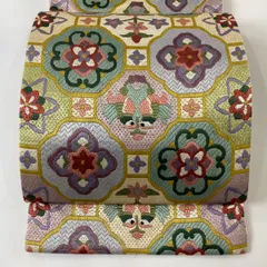 正絹・中国美術工芸品・美品・紗刺し刺繍帯地反物 正絹・中国美術工芸品・美品・紗刺し刺繍帯地反物
