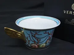 二子玉) ヴェルサーチ ローゼンタール VERSACE ROSENTHAL 灰皿 メデューサ オレンジ 美品 GIANNI VERSACE×Rosenthal（ヴェルサーチ・ローゼンタール）の食器をご