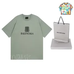 【今日特価】BALENCIAGA SS25 New Logo - Printed Short - Sleeve T - Shirt
