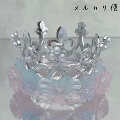 SEVENTEEN セブチ　carat棒　カラット棒  ティアラ　クラウン　デコ　ローセレ　リボン　バラ　ピンク