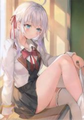[중고] 클리어 파일 A. 아리사 미하일로브나 쿠조(아랴)/집합 A4 클리어 파일 [때때로 보쏠과 러시아어로 델레하는 옆의 아야씨]