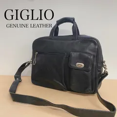 GIGLIO GENUINE LEATHER 本革　レザー　ハンドバッグ　ショルダーバッグ　BKr6-10
