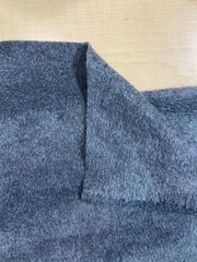 毛玉ができにくい両面フリース　チャコールグレー　カット生地　0.5ｍ+