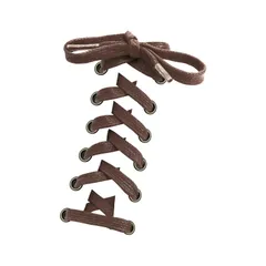 【在庫処分】蝋引き シューレース 100cm 120cm ワックス 140cm 平紐 160cm 靴ひも ローカット ハイカット FIVE] 2本セット [HIGH 1足分