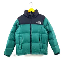THE　NORTH　FACE　ザノースフェイス　ND92335　NUPTSE JACKET　ヌプシジャケット　ダウンジャケット　Mサイズ　グリーン/ブラック