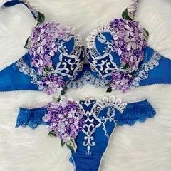 サルートE75ブラジャーLソングMガーターベルト42G 水瓶座PIセット