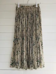 ＊美品＊dearful　ディアフル　花柄　プリーツスカート　ロング