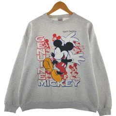 古着 90年代 SHERRY'S MICKEY MOUSE ミッキーマウス キャラクタースウェットシャツ トレーナー USA製 メンズL相当 ヴィンテージ/eaa498788