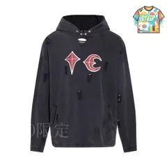 Chrome Heartsパーカー　並行輸入品 美品 CHROME HEARTS クロムハーツ（原本無） SWTSHRT HD ZIP バック