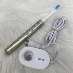 【本体・充電器のみ(ブラシは付きません）買取品】オムロン omron 音波式電動歯ブラシ HT-B319-GD HT-B319-W