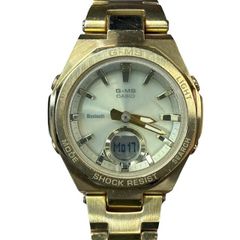 [Working Condition] CASIO BABY-G G-MS MSG B100 Wristwatch, Watch, Accessory, Small Item, Quartz, GP Gold