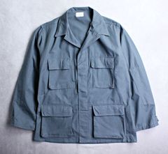 【CAMO Distributors】アメリカ製 リップストップ コンバット BDU ミリタリージャケット グレー MEDIUM-REGULAR 90年代ビンテージ