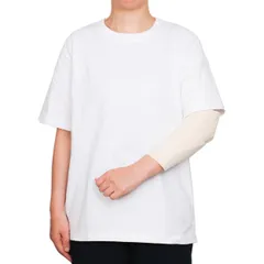 XL_ホワイト [KIRARERU] 半袖Tシャツ【左側の骨折用】（男女兼用）骨折の服 腕を骨折した時の服 肩を骨折した時の服 鎖骨を骨折した時の服 (ホワイト, XL)